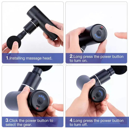 Tragbare Mini-Silent-Fascia-Pistole zur Muskelentspannung