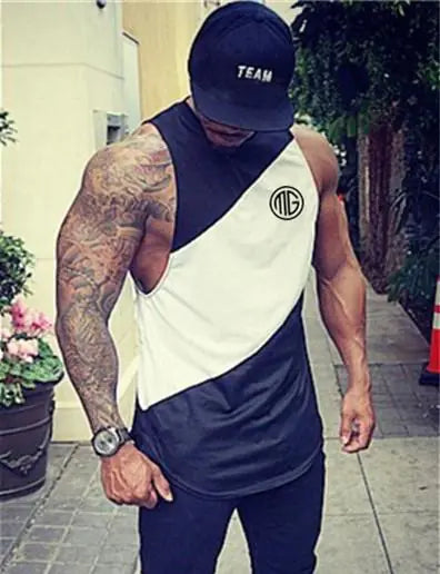 Herren Cotton Mesh Gym Vest
